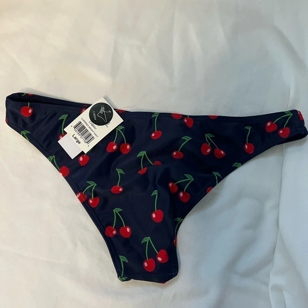 BIKINI bottom cherry print size L JUNIOR